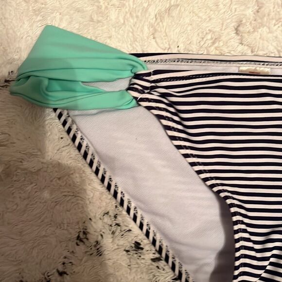 ARIZONA Black And White Stripped 2 Piece Bikini/Bathing Suit - Picture 4 of 8